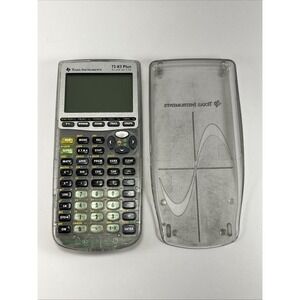 Texas Instruments TI-83-PLUS Graphing Calculator Silver Edition Handheld Tested